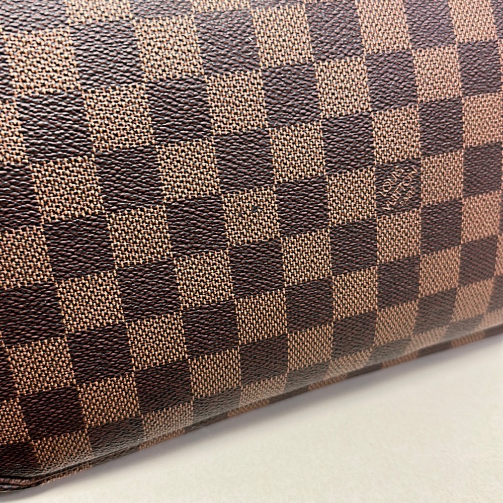 🔥🔥🔥Authentic Louis Vuitton Damier Ebene Neverfull MM Tote Shoulder Bag - Picture 9 of 16